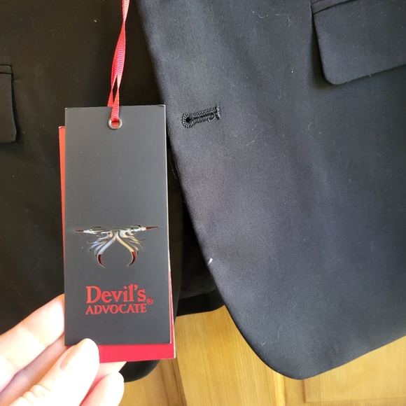 NWT Devil's Advocate Black Blazer Theo Fit - Picture 3 of 5